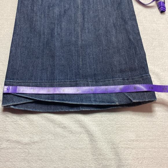 7 for all mankind dark wash dojo blue jeans size 30 - Picture 8 of 13